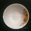 porcelain salad bowl with 4 decal ceramic salad bowl